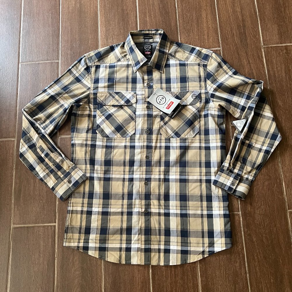 Wrangler Plaid Button Front Shirt